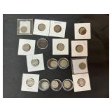 Indian head/Jefferson Nickels assorted dates
