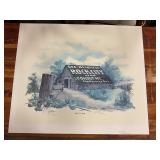 Ray Day Rock City Barn Signed Print 23"x20"