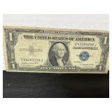 1935 G $1 Silver Certificate Blue seal