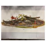 Richard Evans Younger signed Bobwhite print