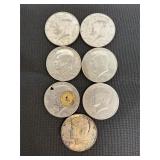 Kennedy Half Dollars assorted dates