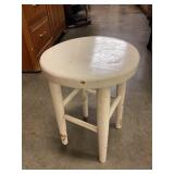 Wood stool 15" T