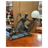 Statue lamp 18" tall