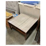 Marble top coffee table