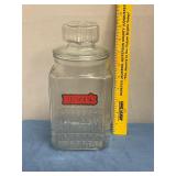 Vintage clever glass Koezeï¿½s candy jar
