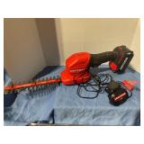 Craftsman hedge trimmer w/ battery & charger