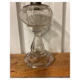 Glass oil lamp