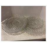 Glass Serving trays (3)