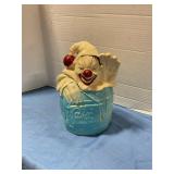 Antique McCoy stoneware clown cookie jar