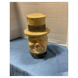 Antique stoneware McCoy WC Fields cookie jar