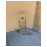 Antique glass decanter