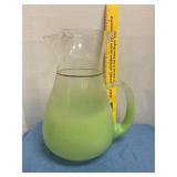 Blenko glass pitcher