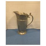 Pewter water pitcher