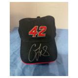 Signed NASCAR #  42 ball cap
