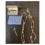 Necklace Earrings and pins
