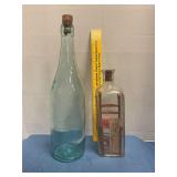 Chair in bottle & blue bottle