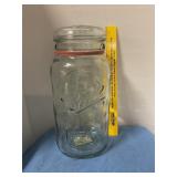 Vintage one gallon Ball Ideal canister w/ lid