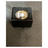 14K gold electroplated size 10 ring
