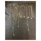 Assorted costume necklaces