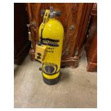 Scuba tank w/minolte under water camera