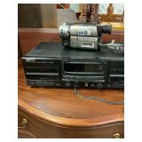 Sony handy cam w/kenwood stereo