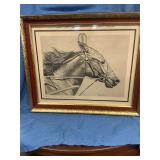 Horse racing picture by Wanda hickerson 69/300