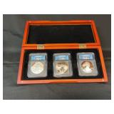 3 20th anniversary 2006 silver dollar