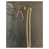 Assorted sterling silver jewelry pieces
