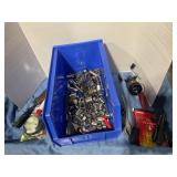 Bin of miscellaneous tools
