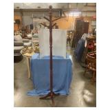 Wooden coat hanger