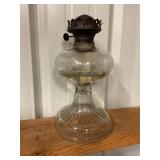 Glass oil lamp