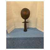 Ghana Wooden carved statue 17.5ï¿½ tall