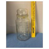 Vintage planters peanuts 75th Anniversary  jar