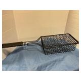 Metal frying basket