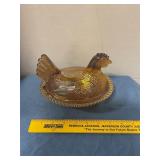 Hen in a nest