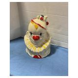Antique clown cookie jar