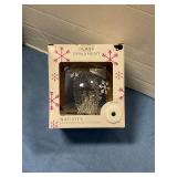 Nativity glass ornament