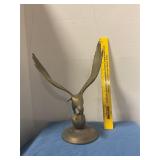 Vintage brass American bald eagle statue