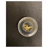 gold Palau $1 2021 magical lamp coin