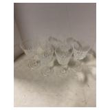 Set of 12 wine glasses