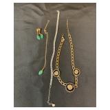 Assorted costume jewelry