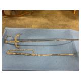 Dragon brass sword
