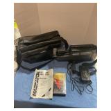 Magnavox VHS Camcorder w/ tape ,charger & case