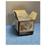 Six piece crystal coaster set