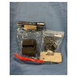Two holsters and clip holders
