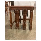 1960s mid century modern nesting tables