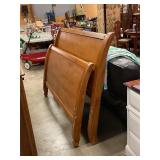 Queen size wooden bed frame