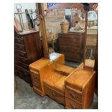 Art deco waterfall Vanity