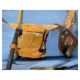 Craftsman leather tool belt w/handsaw