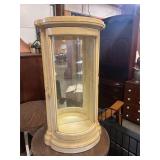 Antique display cabinet with top light 32"